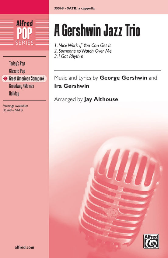 A Gershwin Jazz Trio - SATB, a cappella Choral Octavo (Digital Download)