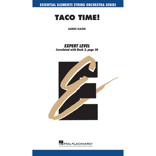 Kazik - Taco Time! - String Orchestra Grade 2 Score/Parts Hal Leonard 4492056