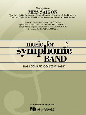 Miss Saigon - Warren Barker Hal Leonard Score/Parts/CD