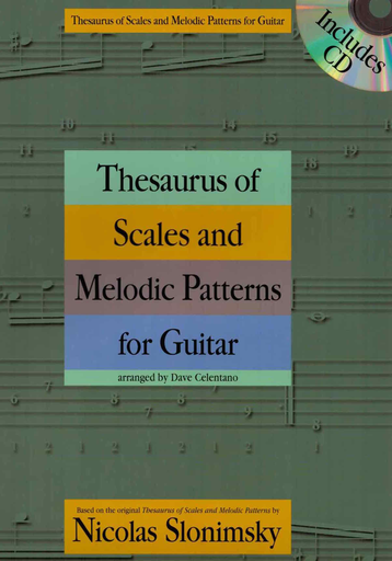 THESAURUS OF SCALES & MELODIC PATTERNS FOR GUITAR BK/CD - SLONIMSKY - Omnibus
