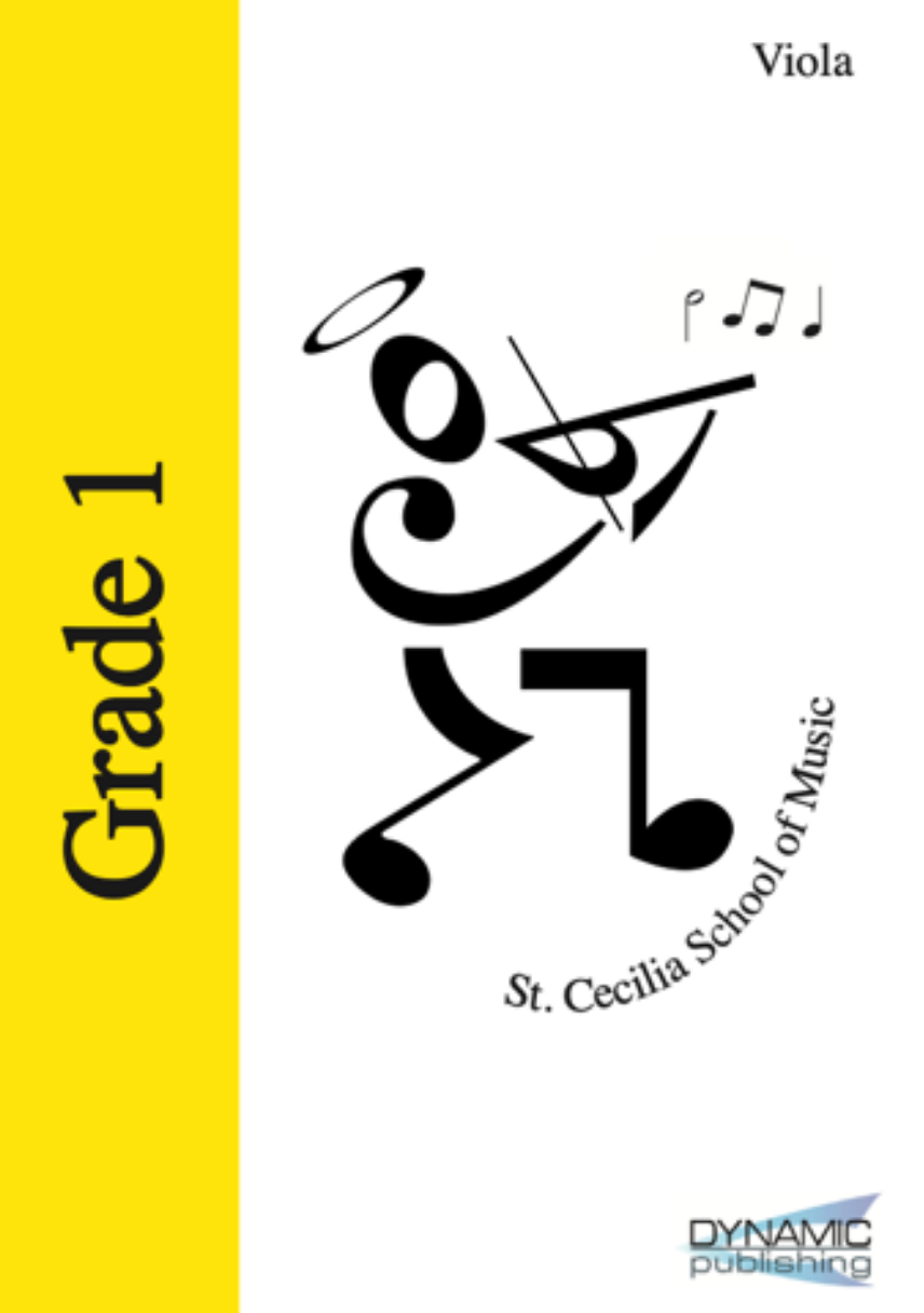 St Cecilia School of Music (SCSM) Viola Examination Book - Grade One (Viola Part Only)