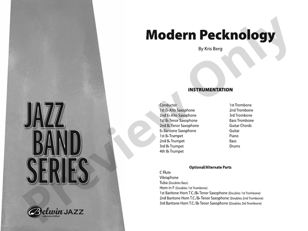 Modern Pecknology – Jazz Ensemble Conductor Score & Parts (Digital Download)