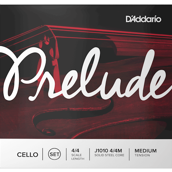 D'Addario Prelude Cello, Set (Med), 4/4