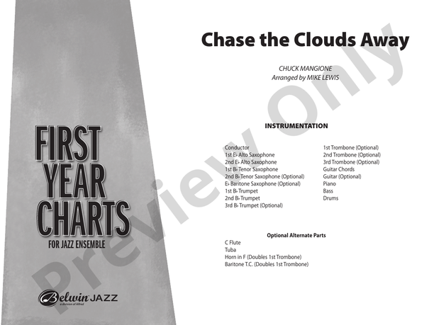 Chase the Clouds Away - Jazz Ensemble Conductor Score & Parts (Digital Download)
