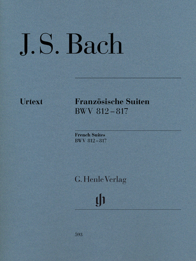 Bach - French Suites BWV812-817 - Piano edited by Scheideler Henle HN593