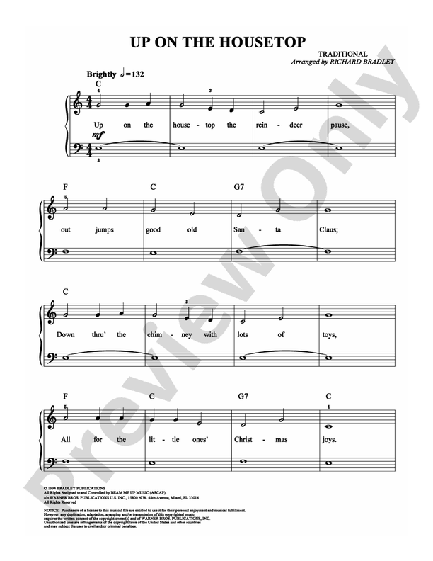 Up on the Housetop - DSM-PS-0009900 - Easy Piano (Digital Download)