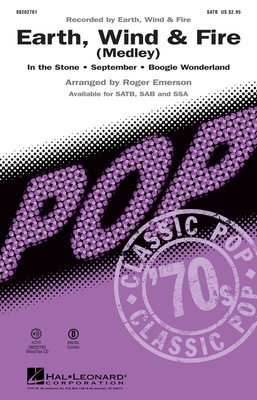Earth, Wind & Fire - (Medley) - SAB Roger Emerson Hal Leonard Choral Score Octavo