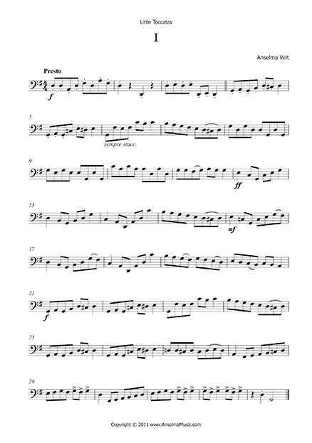 Veit - Little Toccatas - Bassoon Solo Anselma Music AM213
