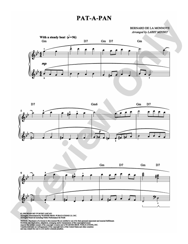 Pat-A-Pan - DSM-PS-0007119 - Piano (Digital Download)