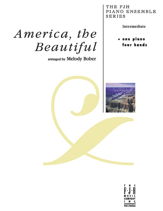 America, the Beautiful - DSM-DE1012 - Piano (Digital Download)