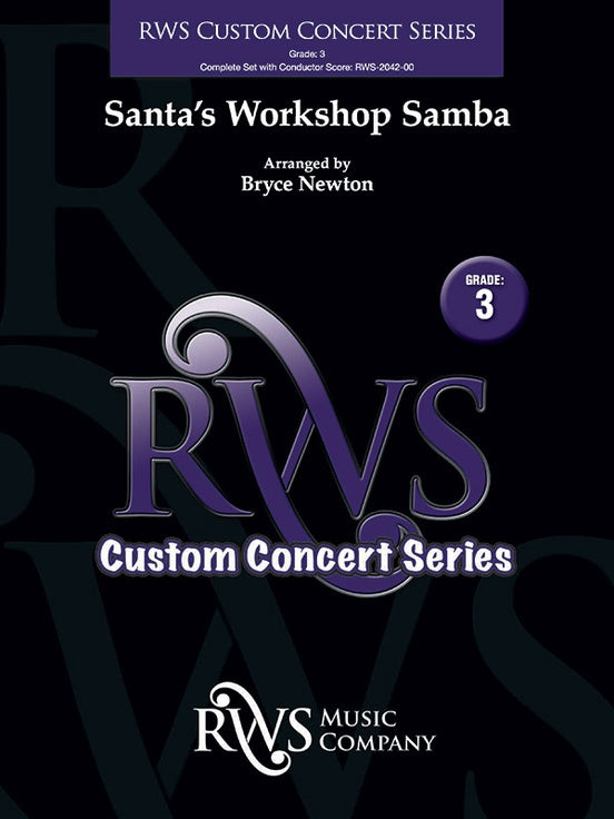 Santa's Workshop Samba - Concert Band Conductor Score & Parts(Digital Download)