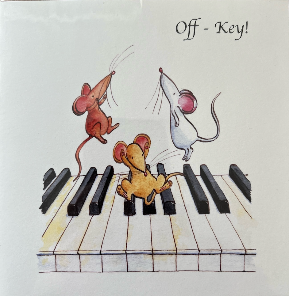 Greeting Card - Off-Key!