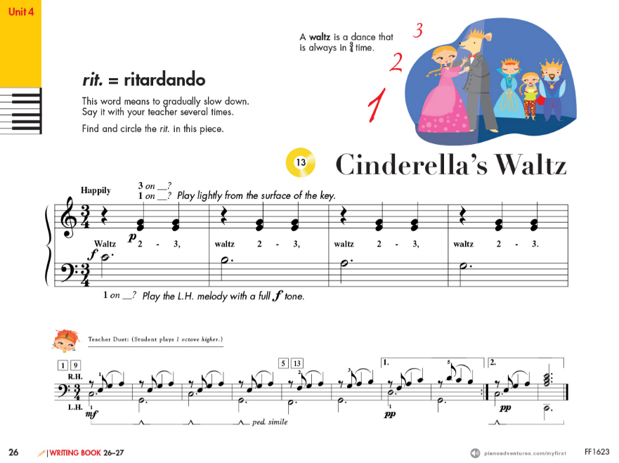 My First Piano Adventure Lesson Book C - Piano/Online Audio Access by Faber/Faber Hal Leonard 420263