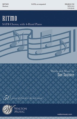 Ritmo - Dan Davison - SATB Walton Music Choral Score Octavo
