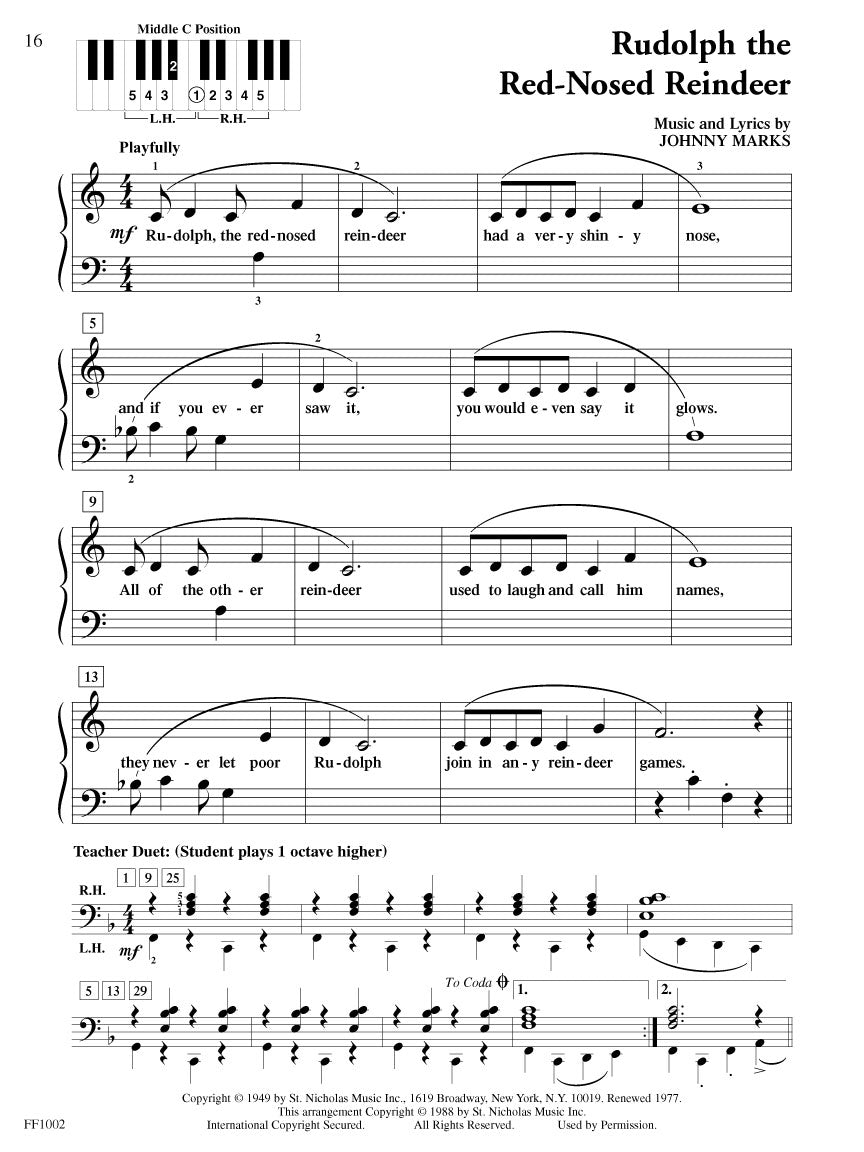 PlayTime Christmas for Piano - Faber 420111
