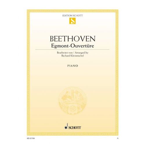 Beethoven - Egmont Overture - Piano Solo arranged by Kleinmichel Schott ED01749