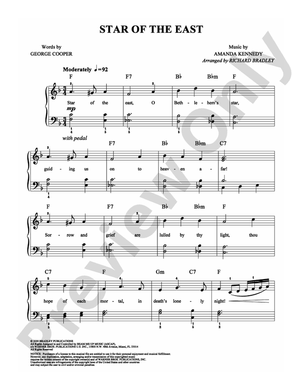 Star of the East - DSM-PS-0000704 - Easy Piano (Digital Download)