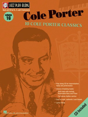 Cole Porter - Jazz Play-Along Volume 16 - Bb Instrument|Bass Clef Instrument|C Instrument|Eb Instrument Hal Leonard Lead Sheet /CD