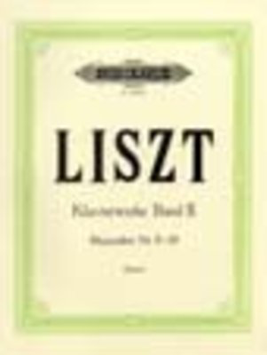 Liszt - Piano Works Vol. 2: Hungarian Rhapsodies Nos 9–16 - Piano - Peters EP3600BB