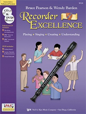 Recorder Excellence Student Bk/Cd/Dvd/Ipas - KJOS