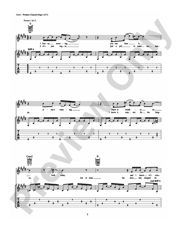 Weather Channel - Guitar TAB (Digital Download)