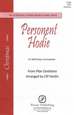 Personent Hodie - SATB Clif Hardin Pavane Publishing Choral Score Octavo