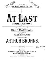 At Last - Eb Major Vocal/Piano (Digital Download)
