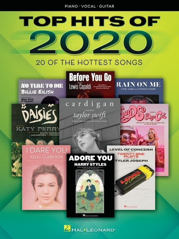 Top Hits Of 2020 - Piano/Vocal/Guitar PVG Hal Leonard 355551