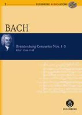 Brandenburg Concertos 1-3 Study Score/CD