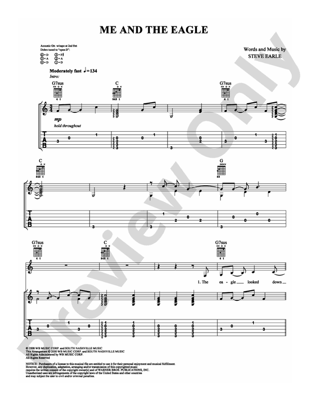 Me and The Eagle - Guitar TAB (Digital Download)