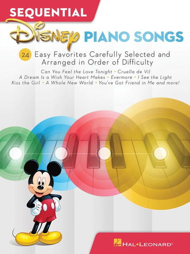 Sequential Disney Piano Songs Easy Piano - Various - Hal Leonard