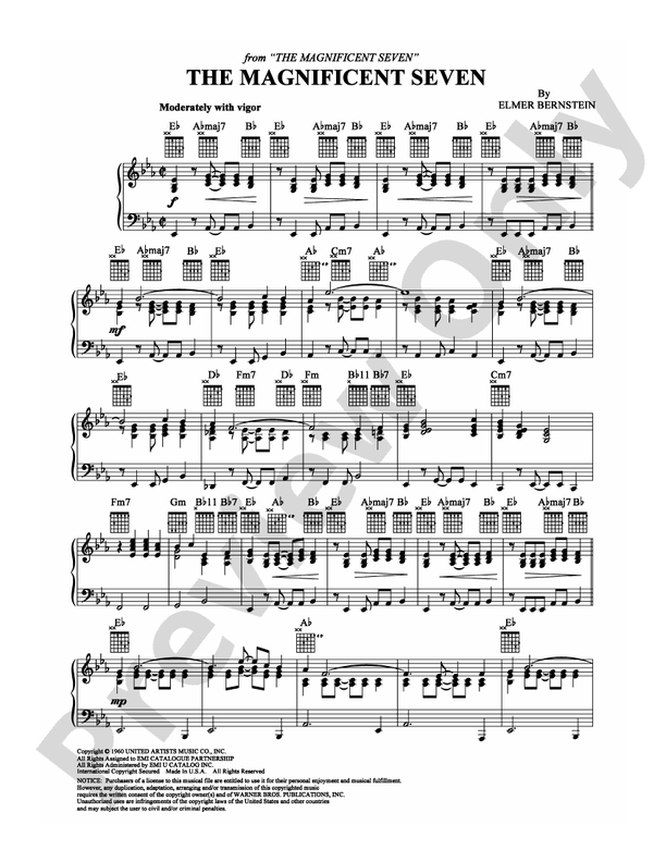 The Magnificent Seven - Piano (Digital Download)