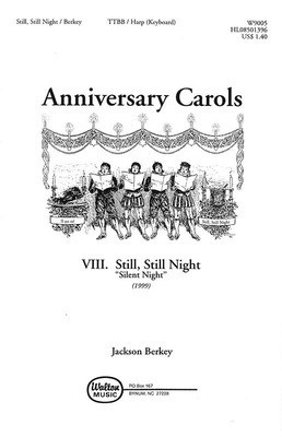 Still, Still Night - (Silent Night) - Franz Grí_ber|Joseph Mí_hr - TTBB Jackson Berkey Walton Music Choral Score Octavo