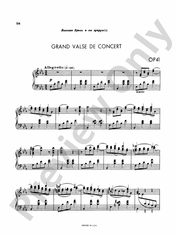 Glazunov - Complete Works (Volume II) - Piano Solo (Digital Download)