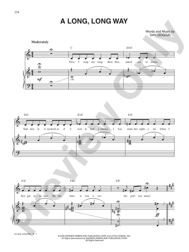 A Long, Long Way (from Nunsensations) - PVG (Digital Download)