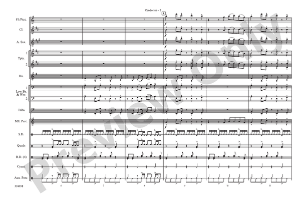 Shorties #16 – Marching Band Conductor Score & Parts (Digital Download)