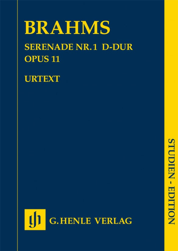 Serenade No 1 Op 11 Study Score