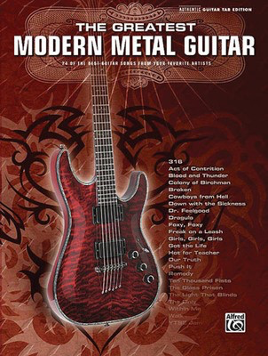 The Greatest Modern Metal Guitar - Guitar Hal Leonard Guitar TAB