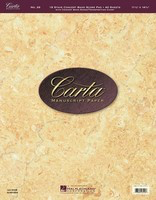 Carta Manuscript Paper No. 26 - Carta Score Paper - Various Authors Hal Leonard