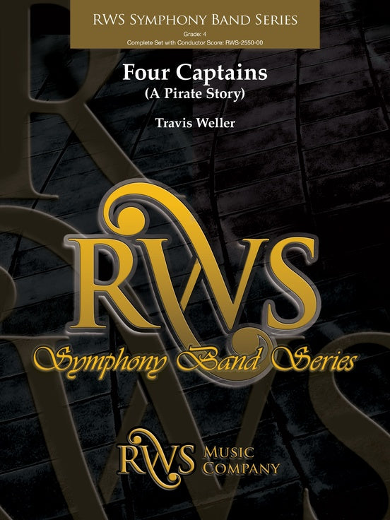 Four Captains (A Pirate Story) - Concert Band Conductor Score & Parts(Digital Download)