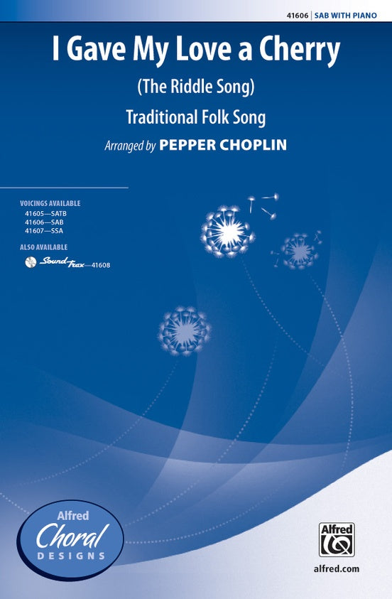 I Gave My Love a Cherry – SAB Choral Octavo - Digital Sheet Music Download (Digital Download)