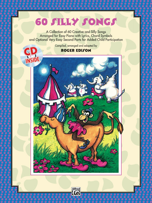 60 Silly Songs for Easy Piano Book/CD