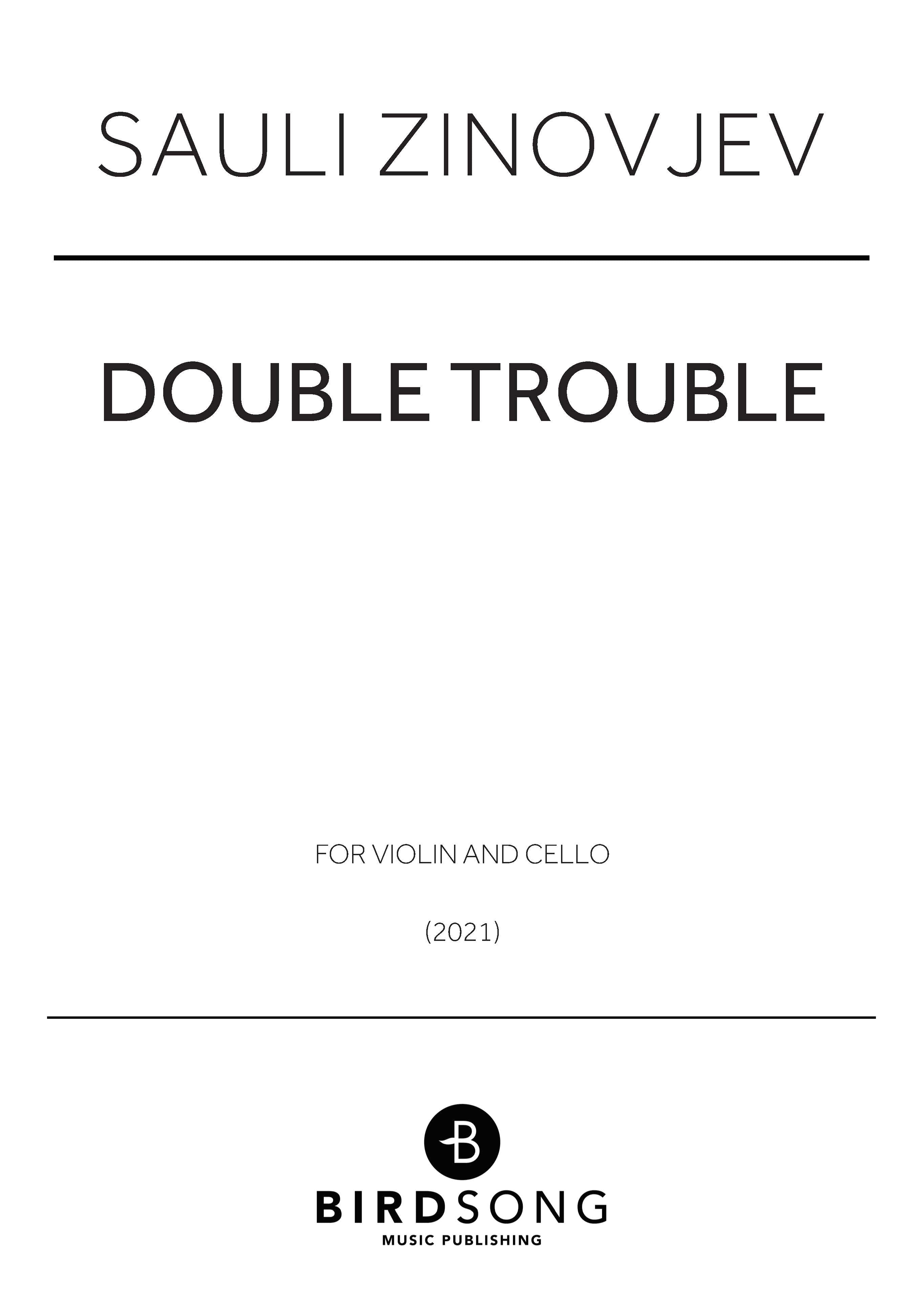 Double Trouble - Violin, Cello Duet (Digital Download)
