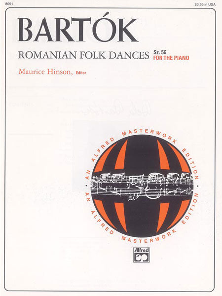Bartok Romanian Folk Dances Sz 56 for the Piano