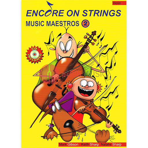 Encore On Strings Music Maestros Violin Bk2 Book/OA