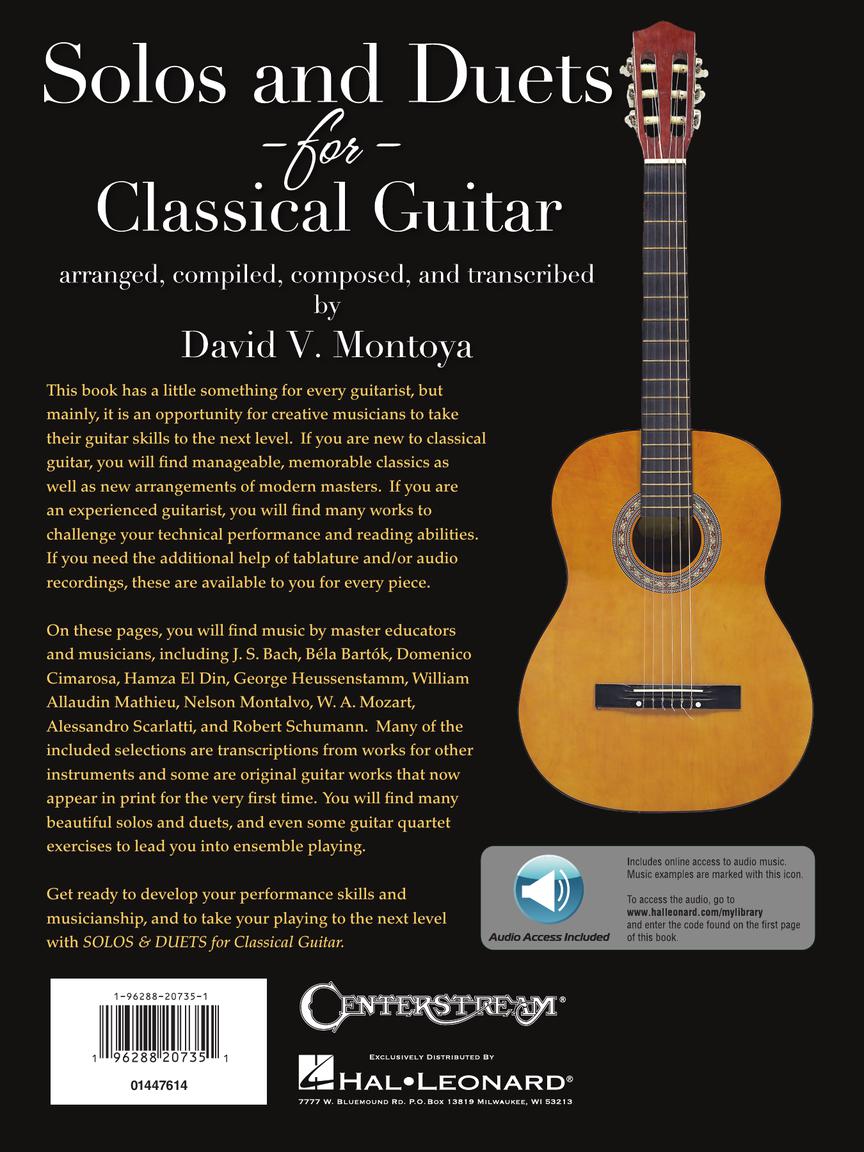 Solos and Duets for Classical Guitar - OLA - Centerstream Publications 1447614