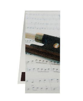Magnetic Bookmark Bow on Manuscript