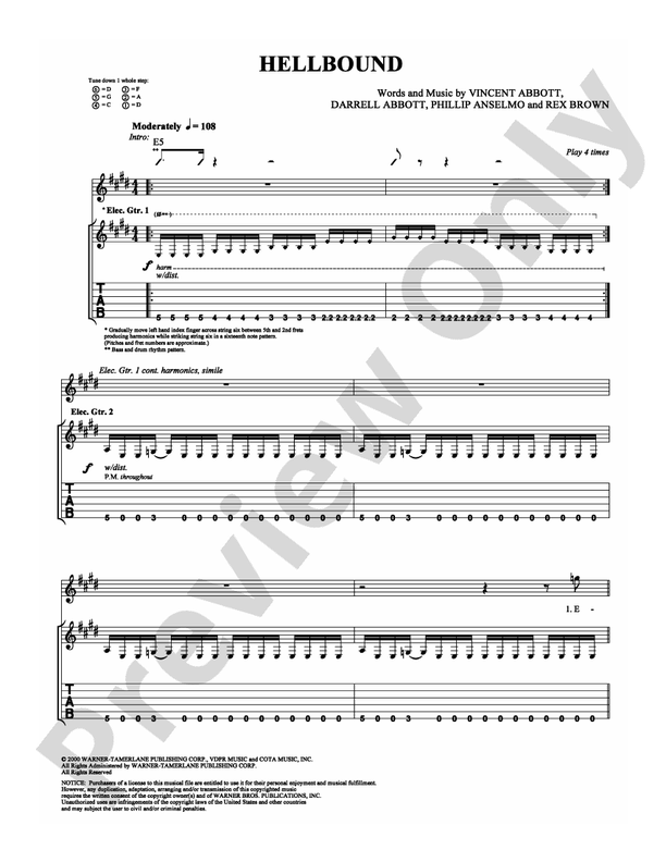 Hellbound - Guitar TAB (Digital Download)
