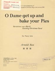 O Dame Get Up And Bake Your Pies - Piano Solo (Digital Download)
