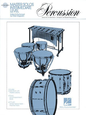 Master Solos - Percussion - Intermediate Level - Various - Percussion Hal Leonard /CD